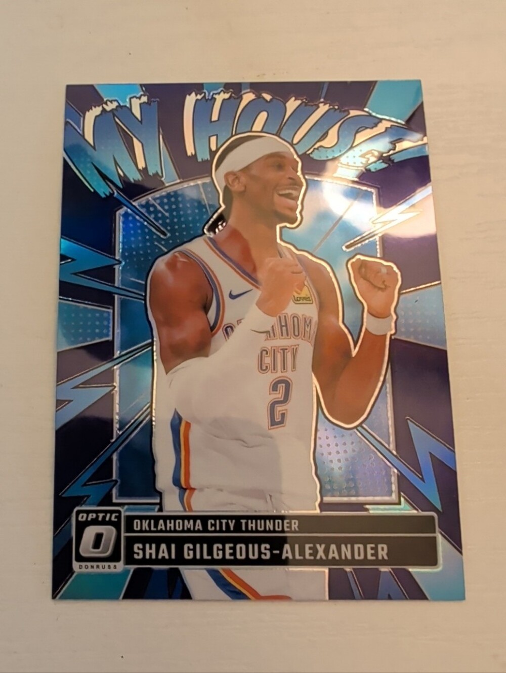 SHAI GILGEOUS-ALEXANDER 2024-25 Optic My House Purple Prizm #6 OKC THunder